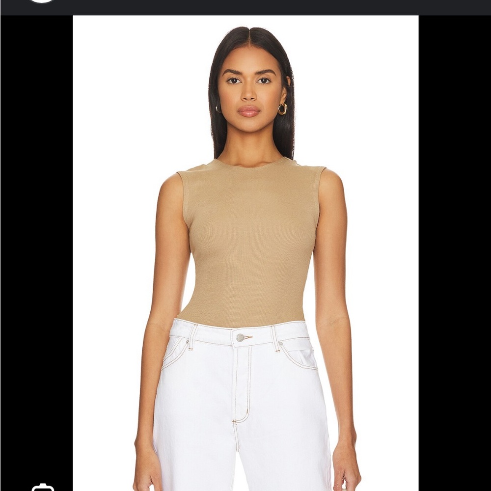 WeWoreWhat (Revolve) Tan Body Suit